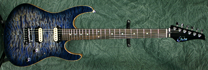 Suhr Modern (Faded Trans Whale Blue Burst) **SOLD**