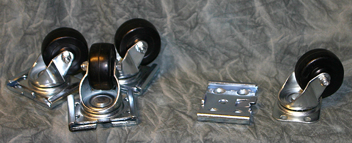 Plate Casters (Set  of 4)