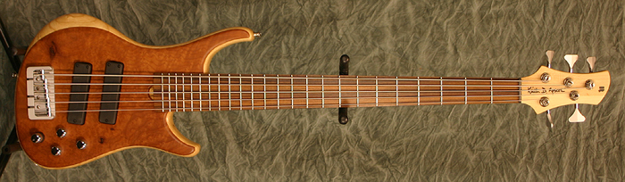 Roscoe LG Standard Plus 5 (Madrone Burl) **SOLD**