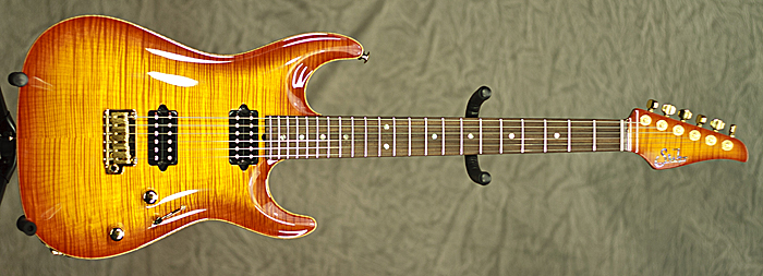 Suhr Carve Top Standard (FM, Honey Amber Burst) **SOLD**