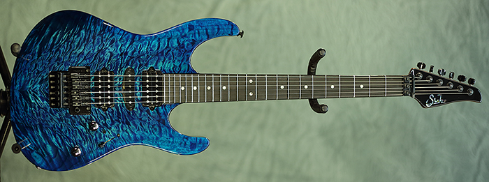 Suhr Modern Setneck (Aqua Blue Burst) **SOLD**