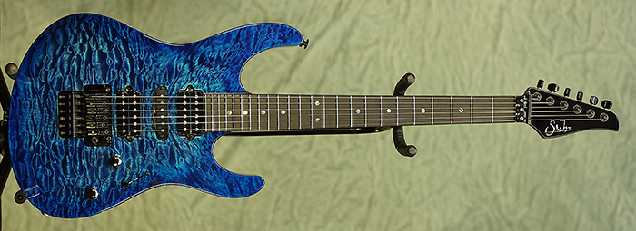 Suhr Modern SN (Aqua Blue Burst)